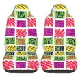 thumbnail image 2 of XMXT 2Pcs Car Seat Cover Decor Protector, South American Crayon Doodles Front Seat Covers for Cars SUVs, Universal Fit, 2 of 9