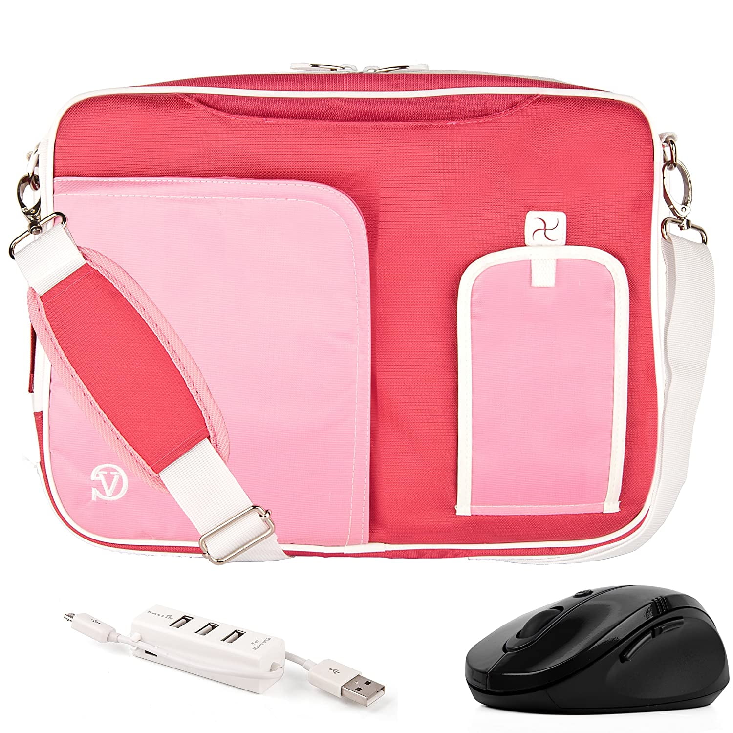 VanGoddy Pindar Jet Black Trim Messenger Bag w/USB HUB and Wireless Mouse for Microsoft Surface Book Series/Surface Laptop 13.5 VanGoddy Pindar Jet Black Trim Messenger Bag w/USB HUB and Wireless Mouse for Microsoft Surface Book Series/Surface Laptop 13.5
