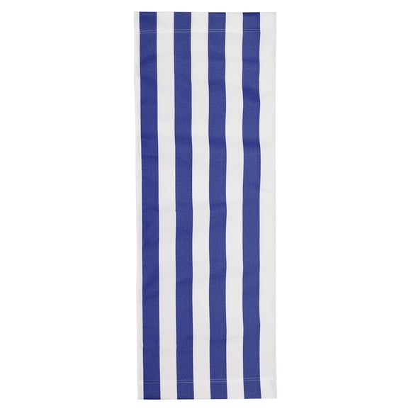 Uxcell 45 x 17" Tela de Reemplazo para Silla de Playa Oxford para Patio, Azul, Blanco