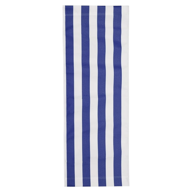 Uxcell 45 x 17" Tela de Reemplazo para Silla de Playa Oxford para Patio, Azul, Blanco