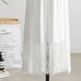 thumbnail image 7 of Byfri White Lace Half Slip Maxi Underskirt, High Waist Petticoat Extender for Dresses, 85cm, 7 of 7
