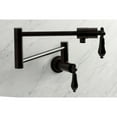 thumbnail image 3 of Kingston Brass KS4105PKL Duchess Wall Mount Pot Filler Faucet, Oil Rubbed Bronze, 3 of 7