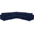 thumbnail image 2 of Meridian Furniture Julia Navy Velvet Modular Sectional, 2 of 4