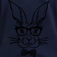 thumbnail image 3 of CafePress - Cute Hipster Easter Bunny Long Sleeve T Shirt - Women's Long Sleeve Graphic Tee Casual Fit, 3 of 4
