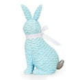 thumbnail image 4 of European Garden Home Children's Room Decoration Resin Bow Rattan Sitting Effect Rabbit Easter Ornament for Desktop Display, 4 of 6