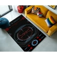 thumbnail image 3 of Rugfest Futuristic Sci-Fi Washable Rug - Non-Slip Backing, Easy to Clean, Perfect for Home and Living Room 71x90inch (180x230cm), 3 of 7