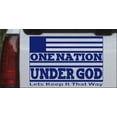 thumbnail image 1 of One Nation Under God Car or Truck Window Decal Sticker, 1 of 1