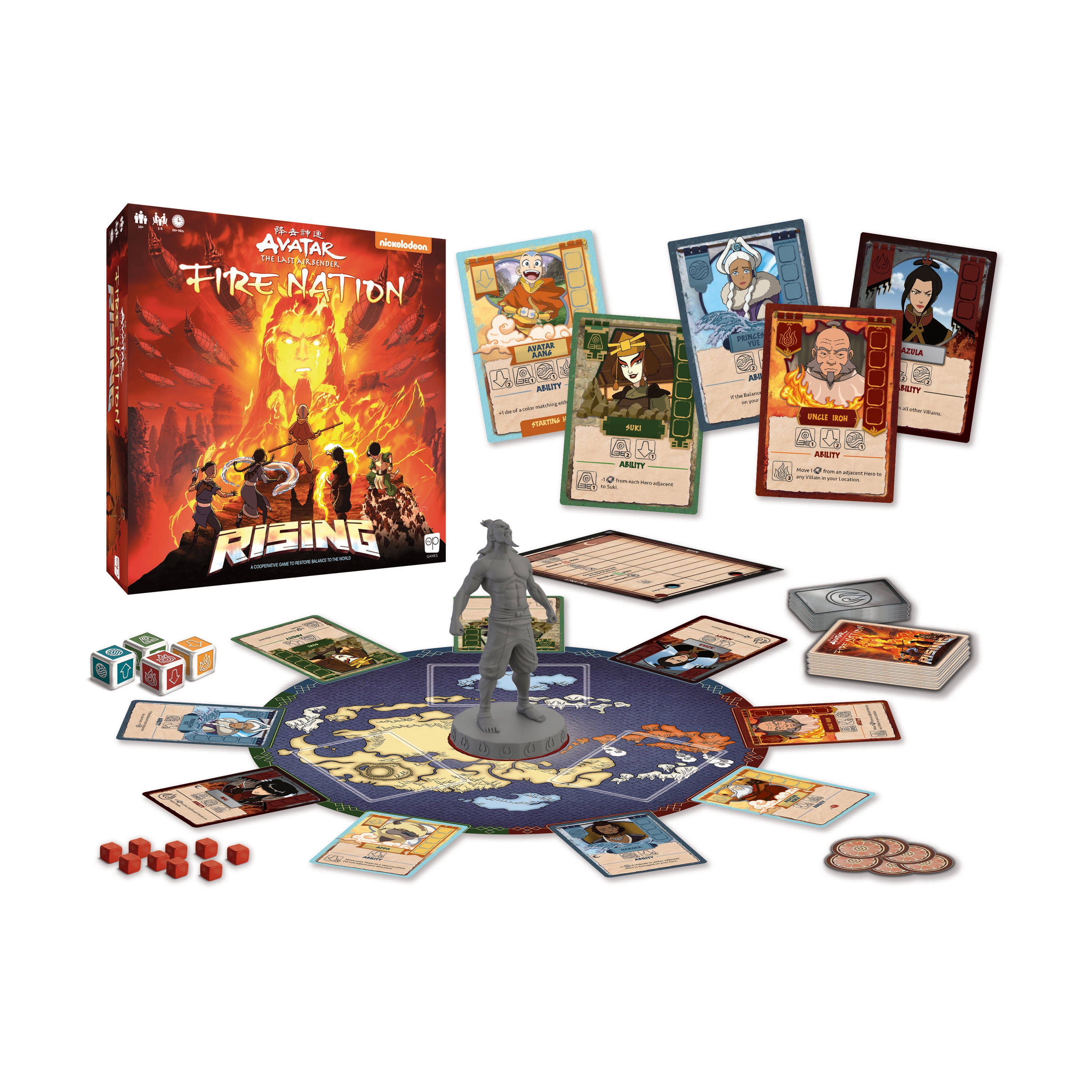 Avatar The Last Airbender Fire Nation Rising Board Game