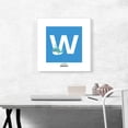 thumbnail image 2 of ARTCANVAS Kids Animal Alphabet Letter W Canvas Art Print - Size: 18" x 18" (0.75" Deep), 2 of 9