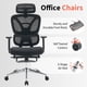 thumbnail image 2 of Yeshouse Silla de oficina ergonómica con reposacabezas ajustable, soporte lumbar y reposabrazos 3D, cómoda para computadora, ideal para dormitorio, estudio o estudiantes, 2 of 7