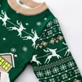 thumbnail image 6 of IVEYRTF Kids Christmas Sweater Fall Winter Warm Fashion Round Neck Cute Christmas Cartoon Snowman Knitwear Sweater Christmas Gifts Clothes for Boys Girls 3-8 Years(Green,7 Years), 6 of 7