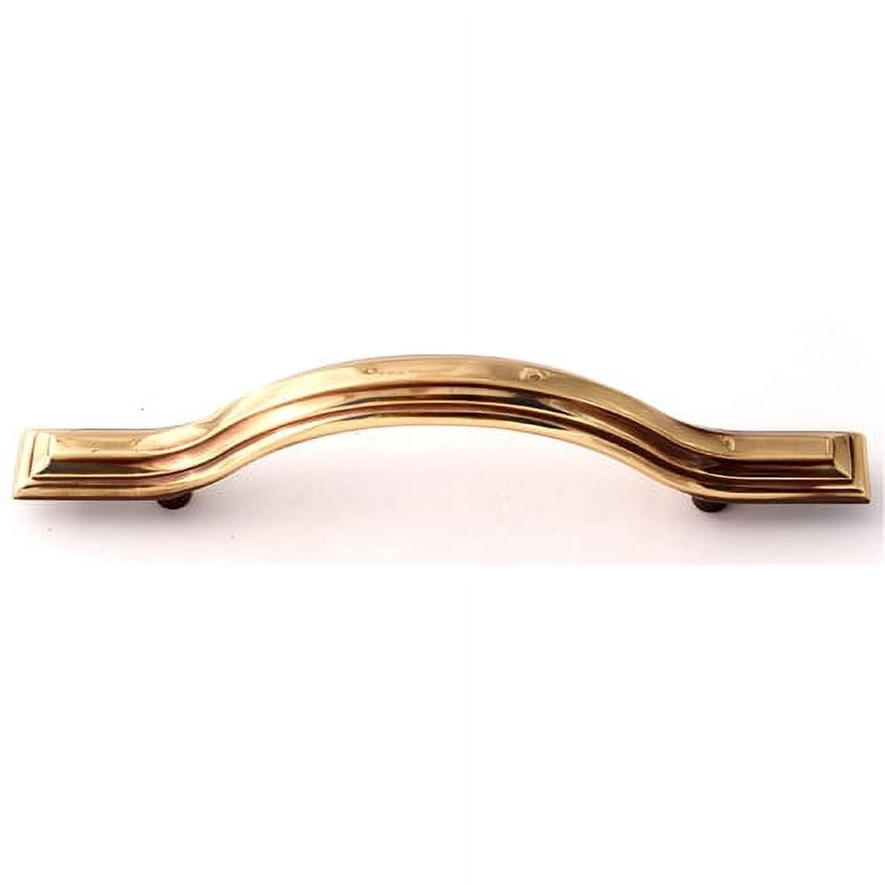 Geometric 3 1/2" Center Arch Pull, Bronze