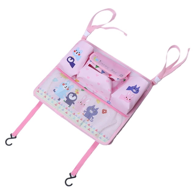 Bolsa de Red para El Respaldo Del Asiento, Barrera Del Asiento Trasero para Niños Y Mascotas, Soporte para Monedero de Tejido de Carga, Bolsa de Red P Mano a mano Baoblaze Soporte de almacenamiento en el asiento trasero del automóvil