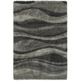 thumbnail image 4 of Style Haven  Harrison Shadow Waves Shag Rug 3'10" x 5'5" Polypropylene 4' x 6' Shag,Indoor Living Room,Bedroom Navy Rectangle Modern &, 4 of 5