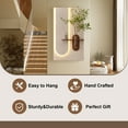 thumbnail image 6 of S-HOME Adjustable 3-Color LED Sandstone Wall Sculpture with Simulated Green Plants and Rabbit Statue for Bedrooms, 6 of 12