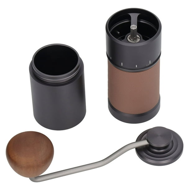 Manual Coffee Bean Grinder Stainless Steel Real Wood 420 Grinding