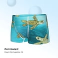 thumbnail image 3 of Terrapin Turtle Boys'100% Cotton Boxer Brief Soft Moisture Wicking Breathable Underwear, 3 of 8