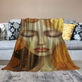thumbnail image 2 of Chilfamy Figurative Art Swirls Curls Flannel Throw Blanket for Couch Sofa Bed - Lightweight & Anti-Wrinkle Blanket Gifts for All Seasons - Exquisite Design & Multiple Sizes Available 40x50in, 2 of 6