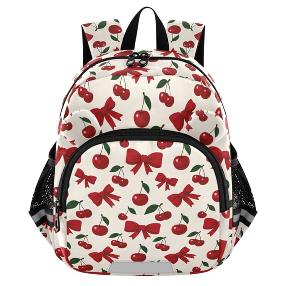 ALAZA Cherry Fruits Bow Mini Backpack School Bookbag Age 3-7 Medium