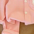 thumbnail image 6 of HFHAPW Kids Girls Pajamas Set Long Sleeve Button Down Pjs Sleepwear Loungewear 2 Piece Set for Daily,2-3 Y, 6 of 7