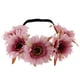 thumbnail image 3 of Boho Verano Playa Estilo Margarita Flor Flor Frente Guirnalda Pelo Banda Rosa Sunnimix Venda de la flor, 3 of 7