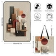 thumbnail image 2 of Colored Grid Geometry Waterproof Picnic Blanket with Foldable Zipper, Suitable for Outdoor Use, Suitable for Travel, Camping, Beaches, Parks, Grasslands, Picnic Blanket Accessories, 2 of 8