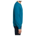thumbnail image 3 of Yellow Rooster Men's Core Fleece Classic Crewneck Sweatshirt Neon Blue 2XL, 3 of 6