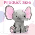 thumbnail image 2 of Peluche Jenaai, elefante gigante de peluche, 60 cm, para niños, 2 of 6