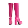 thumbnail image 3 of DREAM PAIRS Women's Platform Heeled Knee High Boots, Long Chunky Tall Gogo Boots for Fall, 3 of 7