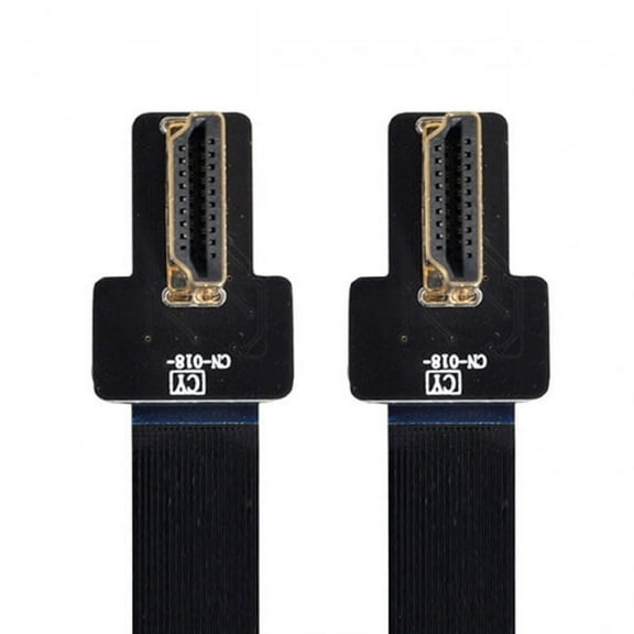Xiwai CYFPV Dual 90 Degree Left Angled HDMI Type A Male to Male HDTV FPC Flat Cable for FPV HDTV Multicopter Aerial Photography