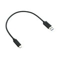 thumbnail image 2 of Nippon Labs 50USB2-CM-AM-1 1 ft. USB-C Male to USB A Male Charge and Data Transfer Cable - Black, 2 of 2