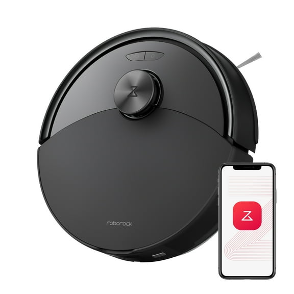 Roborock Q10 S5 Aspirateur Robot et Vadrouille / Aspiration HyperForce de 10 000 Pa / Poils d'Animaux, Tapis et Plancher Dur
