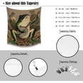 thumbnail image 2 of Gojian Boho Wall Decor Orange Frog Tapestr Vintage Hanging with Playing Banjo Wall Aesthetic Tapestry for Bedroom Living Room Dorm, 2 of 6