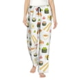 thumbnail image 2 of Kdxio Women's Comfy Stretch Sushi and RollsPrint Drawstring Pajama Pants-XX-Large, 2 of 9
