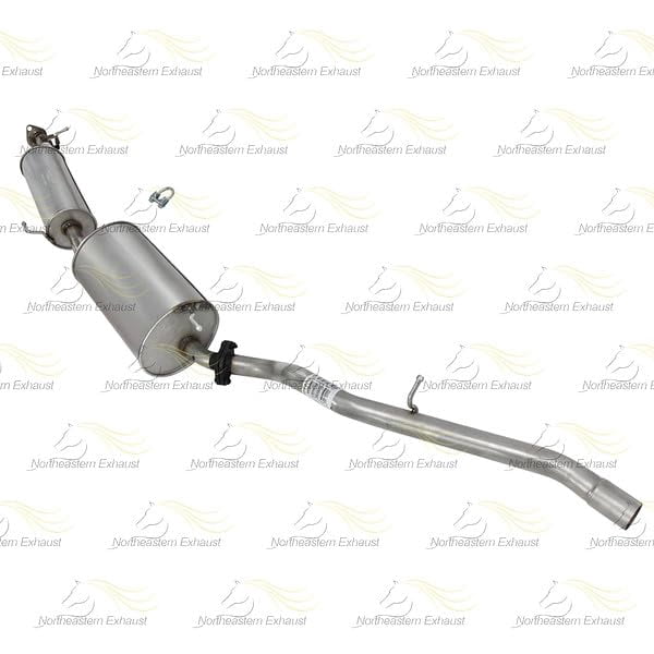 Northeastern Exhaust Muffler & Tail Pipe System Fits 2003-2011 Honda Element 2.4L - Direct Fit | Stainless Steel Exhaust System Kit | Includes Gaskets, Clamp, Hangers & Bolt Kit