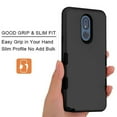 thumbnail image 5 of LG Stylo 5 Phone Case Stylish Dual Layer Hard PC Back & TPU Rubber Soft Silicone Gel Full Body Protective Hybrid Armor Heavy Duty Tuff Grip Bumper Sturdy Shockproof Slim Cover [BLACK] for LG Stylo 5, 5 of 5