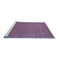 thumbnail image 2 of Ahgly Company Machine Washable Indoor Rectangle Abstract Blue Contemporary Area Rugs, 8' x 10', 2 of 4