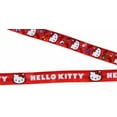 thumbnail image 4 of Sanrio Hello Kitty Classic ID Badge Holder Lanyard w/ 2" Raised Rubber Pendant, 4 of 7