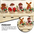 thumbnail image 3 of Matsuzay Adorno colgante para árbol de Navidad, muñeco de decoración, Festival de Año Nuevo, juguete para niños, accesorios de diseño de Kits de decoración para fiestas, 3 of 6