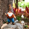 thumbnail image 3 of Figura WONDHOME de gnomo militar para jardín, 17,5 cm, para exteriores, 3 of 7