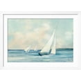 thumbnail image 2 of Art.com Sailboats at Sunrise Art Print by Julia Purinton, White Frame Wall Art, 44" x 32", 2 of 5