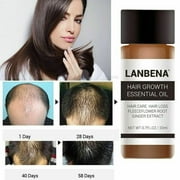2 X Hair Growth Essence Oil Fast Hair Growth Natural Hair Loss Treatment LANBENA
