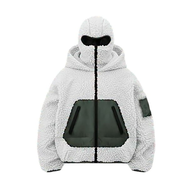 MHFRRA Sudadera con Capucha y Forro, Chaqueta con Cremallera, Jersey Suave y Cómodo para Uso Deportivo Informal Al Aire Libre Plata