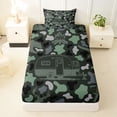 Catabedysis Camo Camping Twin Sheets,Wildlife Camper Pattern Bedding ...