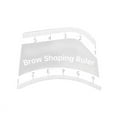 thumbnail image 2 of Xuanheng Eyebrow Shaping Ruler Portable Lightweight Acrylic Easy Eyebrow Mapping Tool 5.7cmx4.2cm, 2 of 8