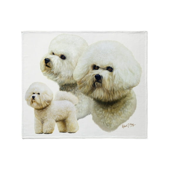 CafePress - Bichon Frise Multi Throw Blanket - Soft Fleece Throw Blanket, 50"x60" for All Ages