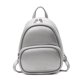 thumbnail image 1 of Mochila pequeña elegante de color sólido de moda para mujer, nueva tendencia de verano 2025, mochila de viaje de textura simple de alta gama, 1 of 5