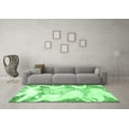 thumbnail image 3 of Ahgly Company Indoor Rectangle Abstract Emerald Green Modern Area Rugs, 6' x 9', 3 of 4