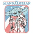 thumbnail image 2 of Women's Star Wars: The Mandalorian Fourth of July Grogu Stars and Stripes Graphic Tee White 2X Large, 2 of 5