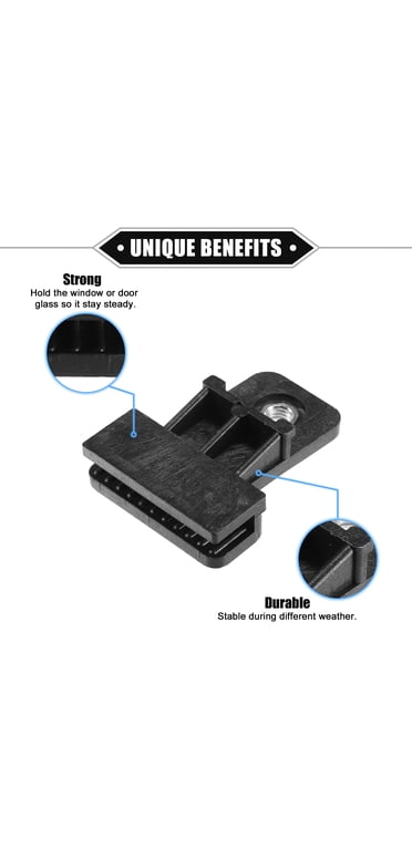 Woodzdon 50-Pack Window Crank Retaining Clips – Metal Roll-Up Handle Clips For Doors